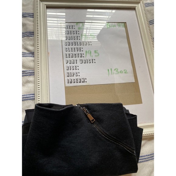 Elie Tahari Skirt Zippered Pencil Skirt Womens 2 Charcoal - Picture 11 of 11